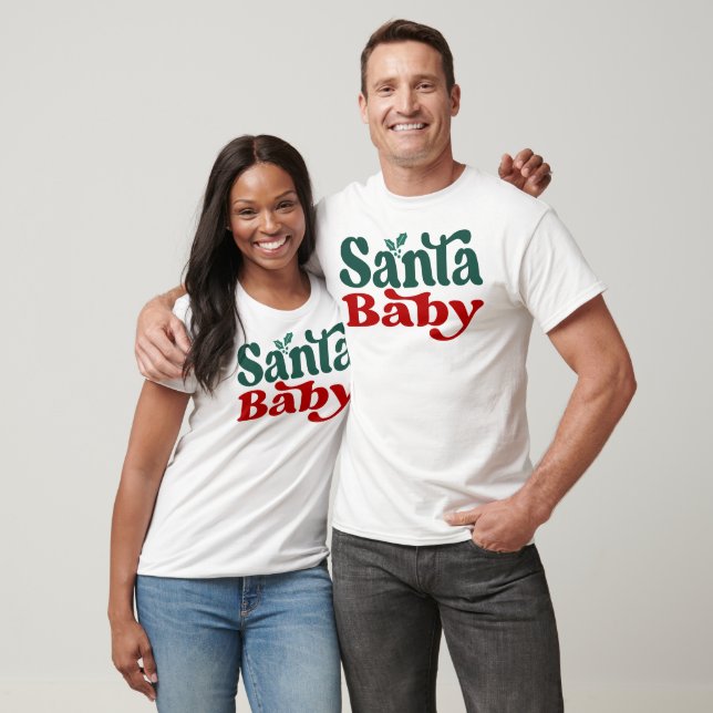 Camiseta Santa Baby (Unisexo)