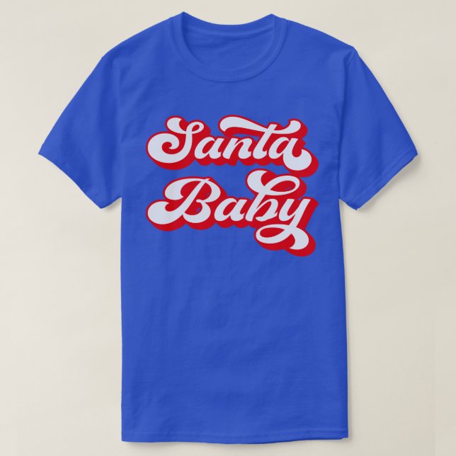 Camiseta Santa Baby Vintage Retro navidades divertidos para (Diseño del anverso)