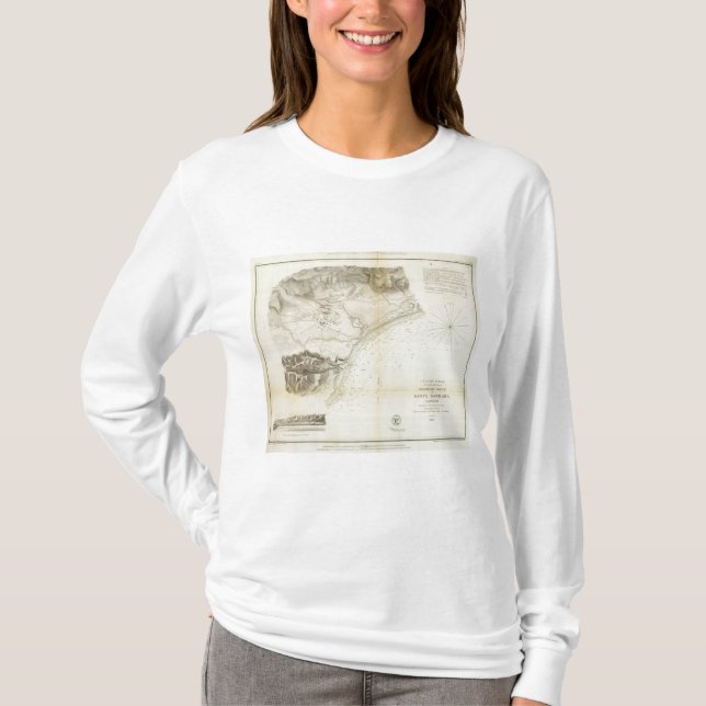 Camiseta Santa Barbara, Calif (Anverso)