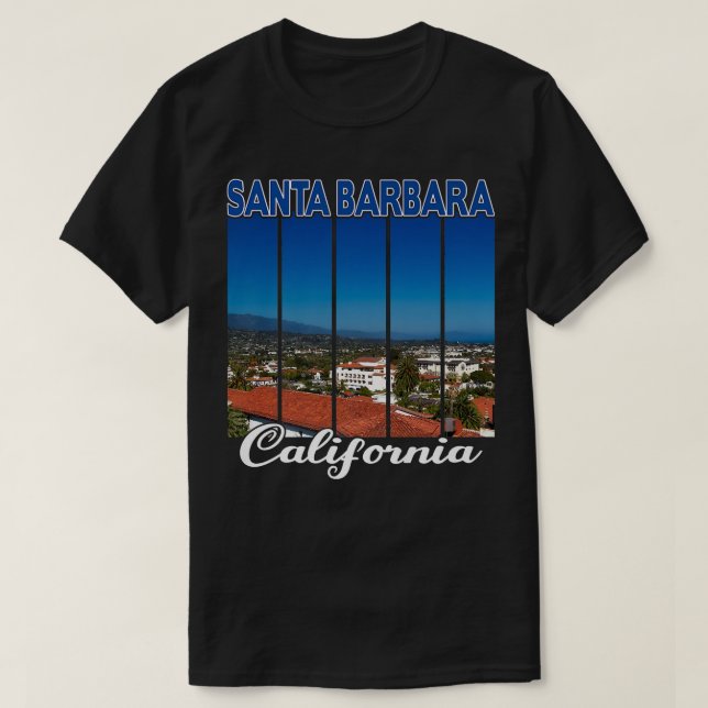 Camiseta Santa Barbara California  (Diseño del anverso)