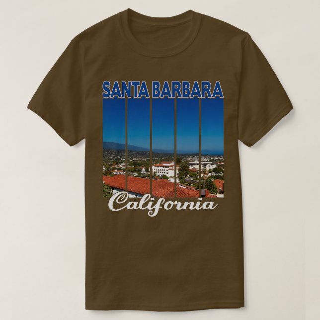 Camiseta Santa Barbara California  (Diseño del anverso)