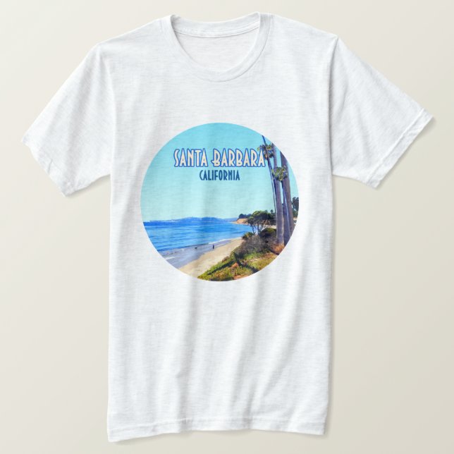 Camiseta Santa Barbara California Butterfly Beach Montecito (Anverso del diseño)