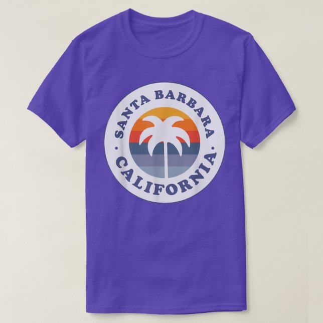 Camiseta Santa Barbara California CA Beach Vacation Souveni (Diseño del anverso)