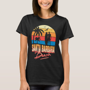 Camiseta Santa Bárbara California Playa Surf Surfing Verano