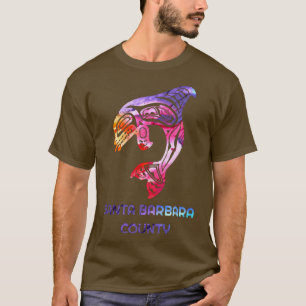 Camiseta Santa Barbara County CA Orca Killer Whale Native A