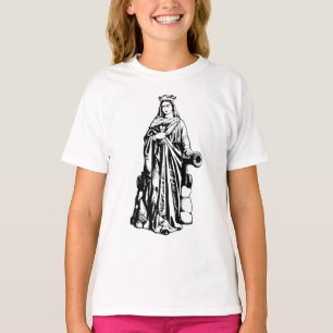 Camiseta Santa Bárbara la Gran Mártir Arte Gráfico Sagrado