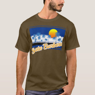 Camiseta Santa Barbara Vintage Surf Style Retro Beach 
