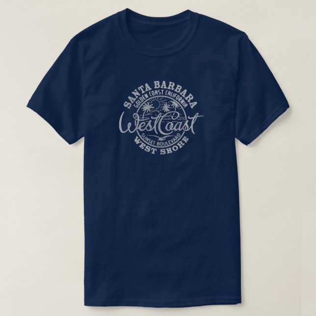 Camiseta SANTA BARBARA WEST COAST Tee (Diseño del anverso)