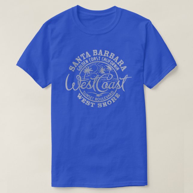 Camiseta SANTA BARBARA WEST SHORE (Diseño del anverso)