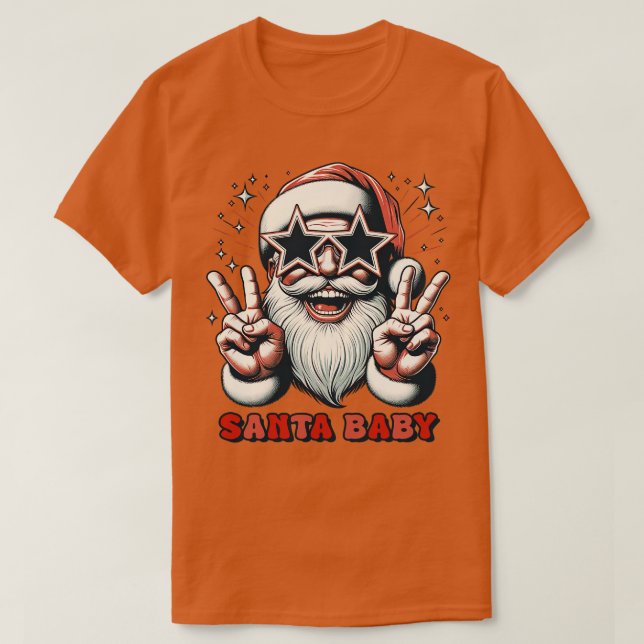 Camiseta Santa Bebé 3 (Diseño del anverso)