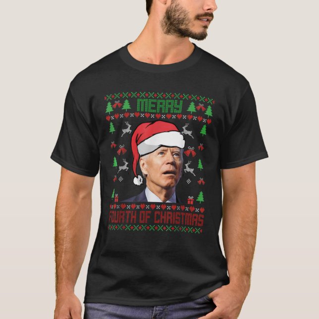 Camiseta Santa Biden, 4 años de Navidades Navidades feos (Anverso)