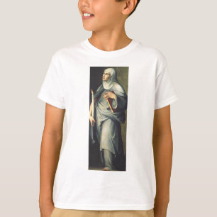Camiseta Santa Brígida de Suecia Mística Medieval