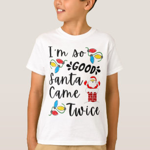 Camiseta Santa Came Dos Veces Fiesta De Navidades Familiare