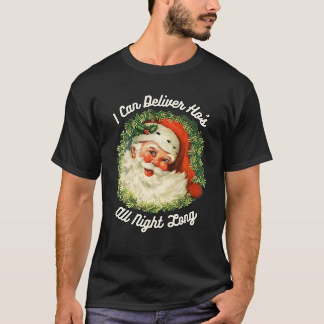 Camiseta Santa Can entrega de la traviesa sucia travesura d (Anverso)