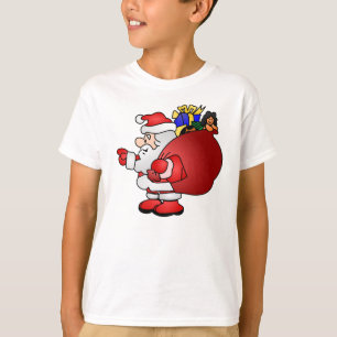 Camiseta Santa Carrying Bag of Toys T-Shirt