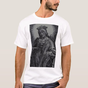 Camiseta Santa Catalina de Alejandría por Lucas van Leyden