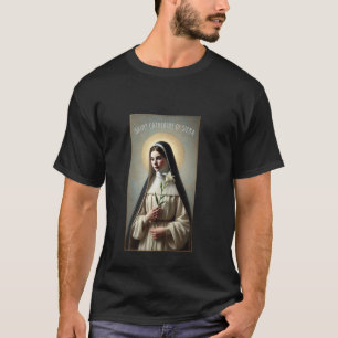 Camiseta Santa Catalina de Siena Católica Confirmación Sant