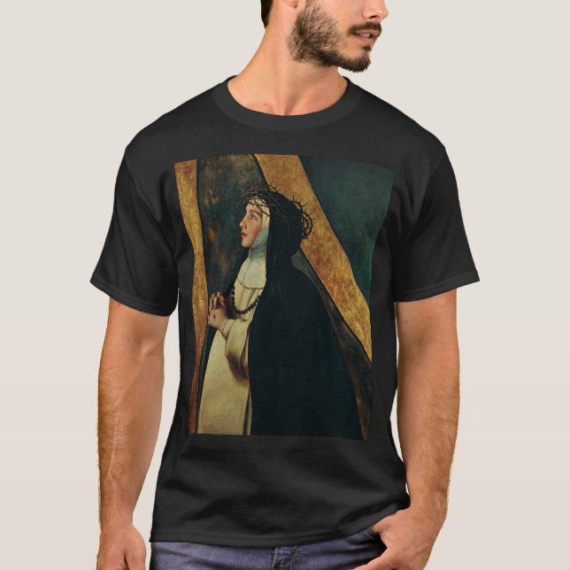 Camiseta Santa Catalina de Siena por Juan Bautista Maino (Anverso)
