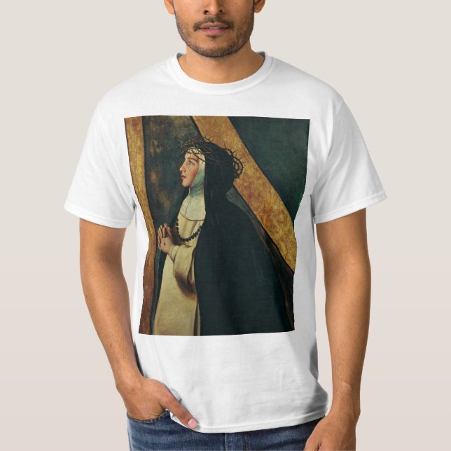Camiseta Santa Catalina de Siena por Juan Bautista Maino (Anverso)