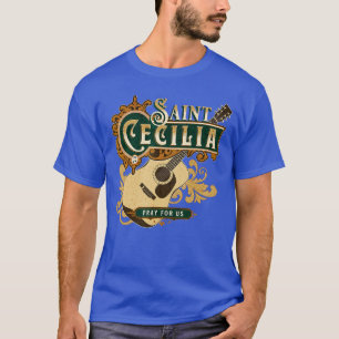 Camiseta Santa Cecilia de Roma Patrona de la Música Católic