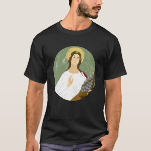 Camiseta Santa Cecilia Patrona De Los Músicos Musi Católico