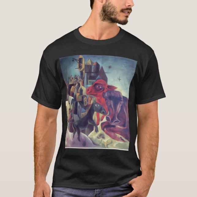 Camiseta Santa Cecilia (Piano invisible) Max Ernst (Anverso)
