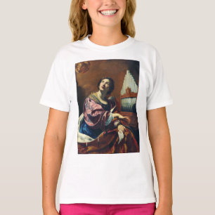 Camiseta Santa Cecilia por Simon Vouet