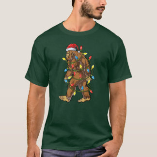 Camiseta Santa Christmasree ilumina a los chicas de los chi