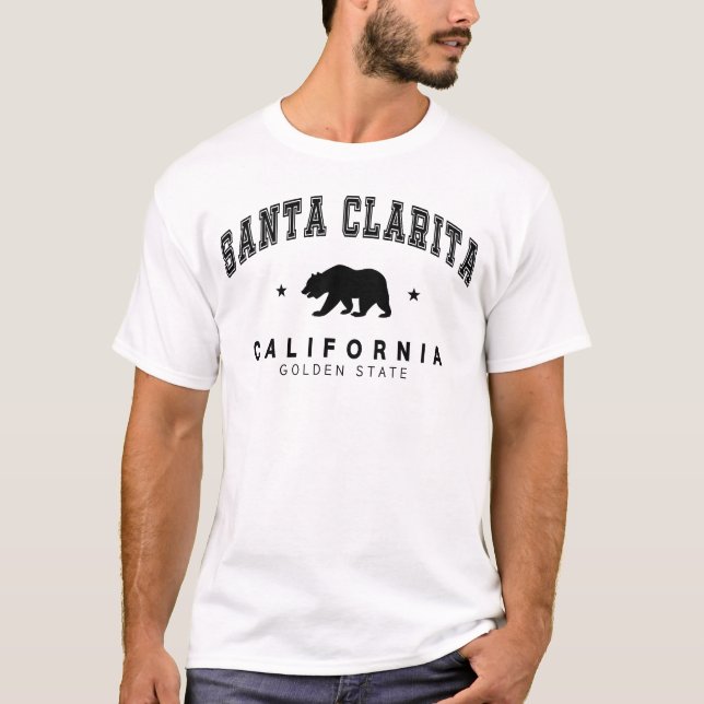 Camiseta Santa Clarita de los hombres - Blanco diseño de os (Anverso)