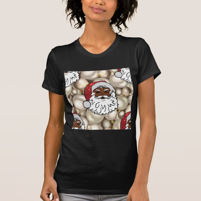 Camiseta santa claus africano (Anverso)