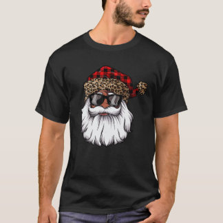 Camiseta Santa Claus, afroamericano, Navidades negros, Leop