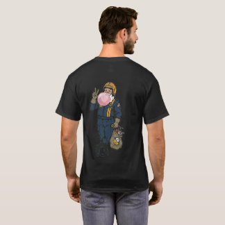 Camiseta Santa Claus Ángel Azul