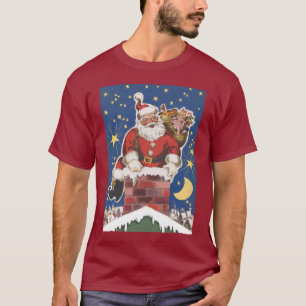 Camiseta Santa Claus antiguo, Era la Noche Antes de Navidad