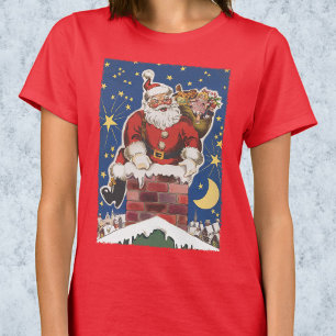Camiseta Santa Claus antiguo, Era la Noche Antes de Navidad