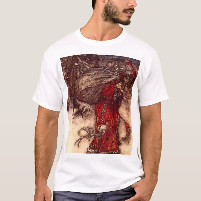 Camiseta Santa Claus Arthur Rackham (Anverso)