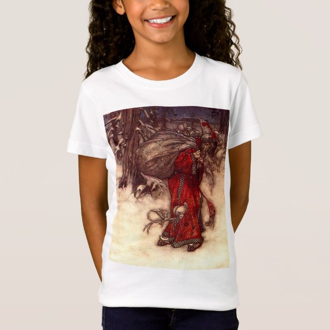 Camiseta Santa Claus Arthur Rackham (Anverso)
