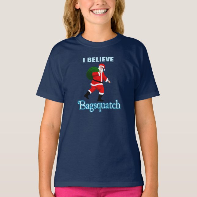 Camiseta Santa Claus - Bagsquatch (Anverso)