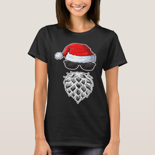 Camiseta Santa Claus Beer Hops Christmas Costume (Anverso)