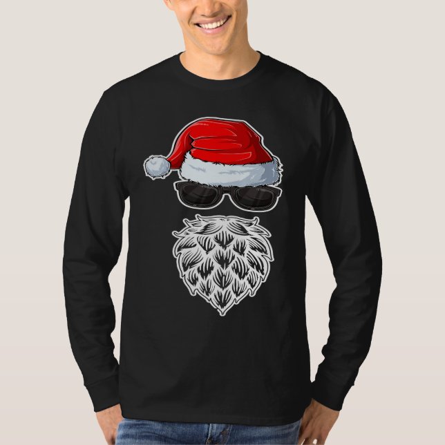 Camiseta Santa Claus Beer Hops Christmas Costume (Anverso)