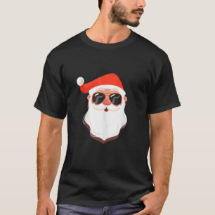 Camiseta SANTA CLAUS CARA Gafas de sol con barba Gorra Funn