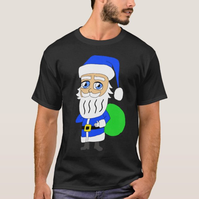 Camiseta Santa Claus chibi (Anverso)