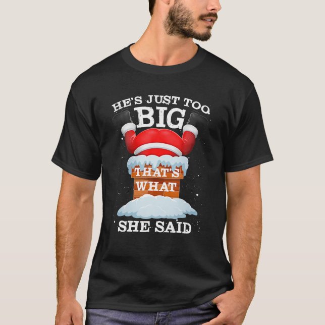 Camiseta Santa Claus cita a los Navidades (Anverso)