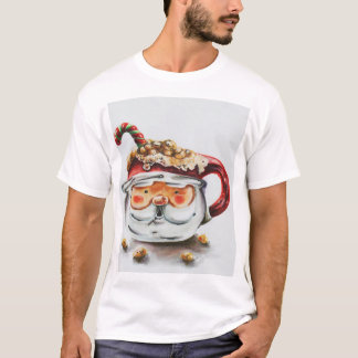 Camiseta santa claus coffee