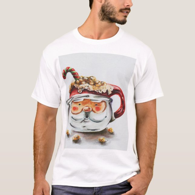Camiseta santa claus coffee (Anverso)