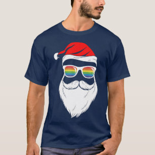 Camiseta Santa Claus con gafas de sol de Gorra de barba