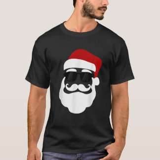 Camiseta Santa Claus con gafas de sol Diseño de Navidades d