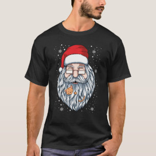 Camiseta Santa Claus con gatos Navidades gatitos costosos