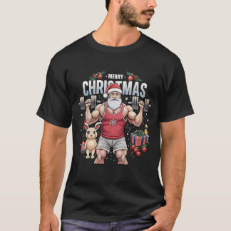 Camiseta Santa Claus con un giro - Papá Noel