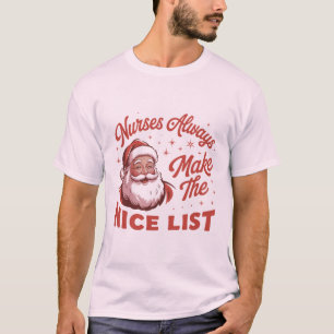 Camiseta Santa Claus de Navidad Vintage Cuida a los Enferme