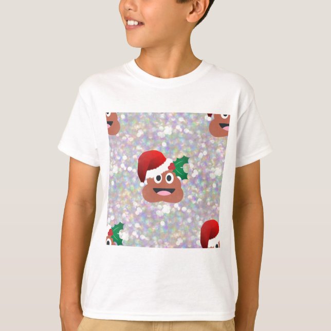 Camiseta santa claus emoji (Anverso)